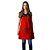 Avental em Sarja vermelho modelo Onza feminino - Imagem 5
