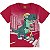 Camiseta Dinossauros Vermelha - Kyly - Imagem 1