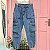 Calça jeans jogger cargo - 42 - Imagem 1