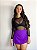 Short Saia Transpasse Roxo - Imagem 4
