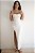 Vestido Longo Fenda Off White - Imagem 5