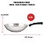 Panela Wok Frigideira Funda Grande Aço Inox Cooktop Fogão Indução 28cm - Imagem 3