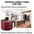 Leiteira Fervedor Caneco Tramontina Antiaderente Paris Com Tampa Vermelho Canecão 14cm 1,9 Litros - Imagem 2