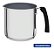 Leiteira Fervedor Indução Aço Inox Tramontina Antiaderente Cerâmico Solar Fundo Triplo 14cm 2 Litros - Imagem 5