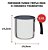 Leiteira Fervedor Indução Aço Inox Tramontina Antiaderente Cerâmico Solar Fundo Triplo 14cm 2 Litros - Imagem 4