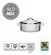 Jogo de panelas Tramontina Fundo Triplo Solar 6pcs Inox 65510200 - Imagem 3
