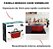 Panela Caçarola Indução Tramontina Antiaderente Avulsa 22CM 3,5L Mônaco Vermelho - Imagem 4