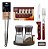 KIT TALHERES POLYWOOD VERMELHO 21198776 + MOEDOR CHURRASCO 26499042 + PEGADOR BLACK 26593100 - Imagem 1