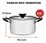 Jogo de Panelas Caçarolas Tramontina Indução Fundo Triplo Solar 3pcs Inox - Imagem 3