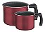 Canecos Leiteira Fervedor Antiaderente Tramontina Loreto 12cm e 14cm Vermelho - Imagem 2