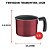 Canecos Leiteira Fervedor Antiaderente Tramontina Loreto 12cm e 14cm Vermelho - Imagem 5