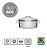 Jogo de Panelas Tramontina Aço Inox Fundo Triplo Cooktop Fogão Indução Kit 12 Peças - Imagem 4