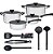 Jogo De Panelas Tramontina + Kit de Utensílios Cozinha 5pcs - Imagem 1