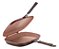 Panela Grill Frigideiras duplo Indução Antiaderente Ceramico 3,2L Belga Premium - Imagem 1