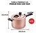 Kit 2 Panelas de Pressão Antiaderente 4,5L Com Visor Rose Gold - Imagem 4