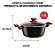 Jogo Panela Caçarola 24cm + 20cm Antiaderente Fogão Indução Terracota - Imagem 4