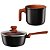 KIT EURO COLORSTONE TERRACOTA PANELA 18CM ALU8457-TC + FERVEDOR ALU8402-TC - Imagem 1