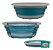 Kit 3 Bacias Baldes 8l C/alça Emborrachado Silicone Sanfona - Imagem 5
