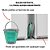 Kit 2 Peças Baldes 5l C/alça Emborrachado Silicone Sanfona - Imagem 3