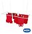 Varal de teto Mor 120kg 1,40m Branco 006008 - Imagem 6