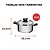 Jogo de Panelas Tramontina Aço Inox Fundo Triplo Cooktop Fogão Indução Kit 10 Peças - Imagem 3