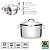 Jogo de Panelas Tramontina Aço Inox Fundo Triplo Cooktop Fogão Indução Kit 5 Peças Solar - Imagem 3