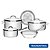 Jogo de Panelas Tramontina Aço Inox Fundo Triplo Cooktop Fogão Indução Kit 5 Peças Solar - Imagem 5