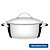 Panela Caçarola Tramontina Cooktop Fogão Indução Aço Inox Fundo Triplo Avulsa Allegra 22cm 3,3 Litros - Imagem 6