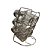 Porta Temperos Condimento Inox Suporte Fixo C/ 6 Potes de Vidro p/ Bancada Cozinha - Imagem 4