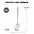 Jogo Utensílios de Cozinha Kit 4 Peças Aço Inox Escumadeira Colher Espatula e Concha - Imagem 9