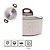 Panela Caçarola Antiaderente Ceramica 20cm Fogão Indução Vanilla Ceramic Life Smart Plus Brinox - Imagem 5