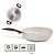 Frigideira Wok Funda Antiaderente Ceramica 28cm Fogão Indução Vanilla Ceramic Life Smart Plus Brinox - Imagem 3