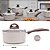 Jogo de Panelas Antiaderente Ceramica Vanilla Cooktop Fogão Indução Kit 4 Peças Conjunto Brinox - Imagem 8
