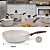 Jogo de Panelas Antiaderente Ceramica Vanilla Cooktop Fogão Indução Kit 6 Peças Conjunto Brinox - Imagem 9
