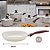 Jogo de Panelas Antiaderente Ceramica Vanilla Cooktop Fogão Indução Kit 7 Peças Conjunto Brinox - Imagem 8