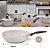 Jogo de Panelas Antiaderente Ceramica Vanilla Cooktop Fogão Indução Kit 5 Peças Conjunto Brinox - Imagem 4