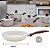 Jogo de Panelas Antiaderente Ceramica Vanilla Cooktop Fogão Indução Kit 8 Peças Conjunto Brinox - Imagem 7