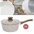 Panela Antiaderente Cerâmica 16cm Cooktop Fogão Indução Avulsa 1,3L Marmol MimoStyle - Imagem 4