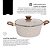 Jogo de Panelas Antiaderente Ceramica Cooktop Fogão Indução Kit 4 Peças Conjunto Marmol - Imagem 3