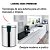 Lixeira Cesto De Lixo Inox Banheiro Cozinha 5 Litros Pedal e Balde Interno Removível Mor - Imagem 6