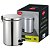 Lixeira Aço Inox Para Banheiro 3 Litros Com Pedal + Balde Cesto Lixo Interno Removível Clink - Imagem 3