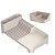 Kit 2pcs Organizador de Pia Bancada Cozinha e Escorredor Louças Ou - Imagem 1