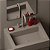 Kit Acessórios Banheiro Lavabo Conjunto Organização 3 Pcs Plástico Saboneteira Porta Escova e Sabão - Imagem 3