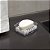 Kit Acessórios Banheiro Lavabo Conjunto Organização 3 Pcs Plástico Saboneteira Porta Escova e Sabão - Imagem 5
