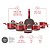 Jogo de Panelas Antiaderente Ceramica Kit 7 Peças Brinox Conjunto Smart Plus Ceramic Life Vermelho - Imagem 2