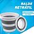 Balde Retrátil Plástico Dobrável Flexível 10 Litros Silicone Pratico e Compacto - Imagem 3