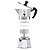 Cafeteira Italiana Bialetti Moka Café Expresso 3 xícaras Manual Aluminio - Imagem 3