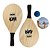 Kit Jogo Esportes na Praia Frescobol Beach Tennis Madeira 4 Raquetes e 2 Bolas - Imagem 6