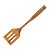 Espátula Vazada De Bambu 35cm Natural Para Cozinha Reforçada Oikos - Imagem 1