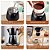 Cafeteira Italiana Moka Café Expresso 6 Xícaras Manual Aluminio	 Wolff - Imagem 3